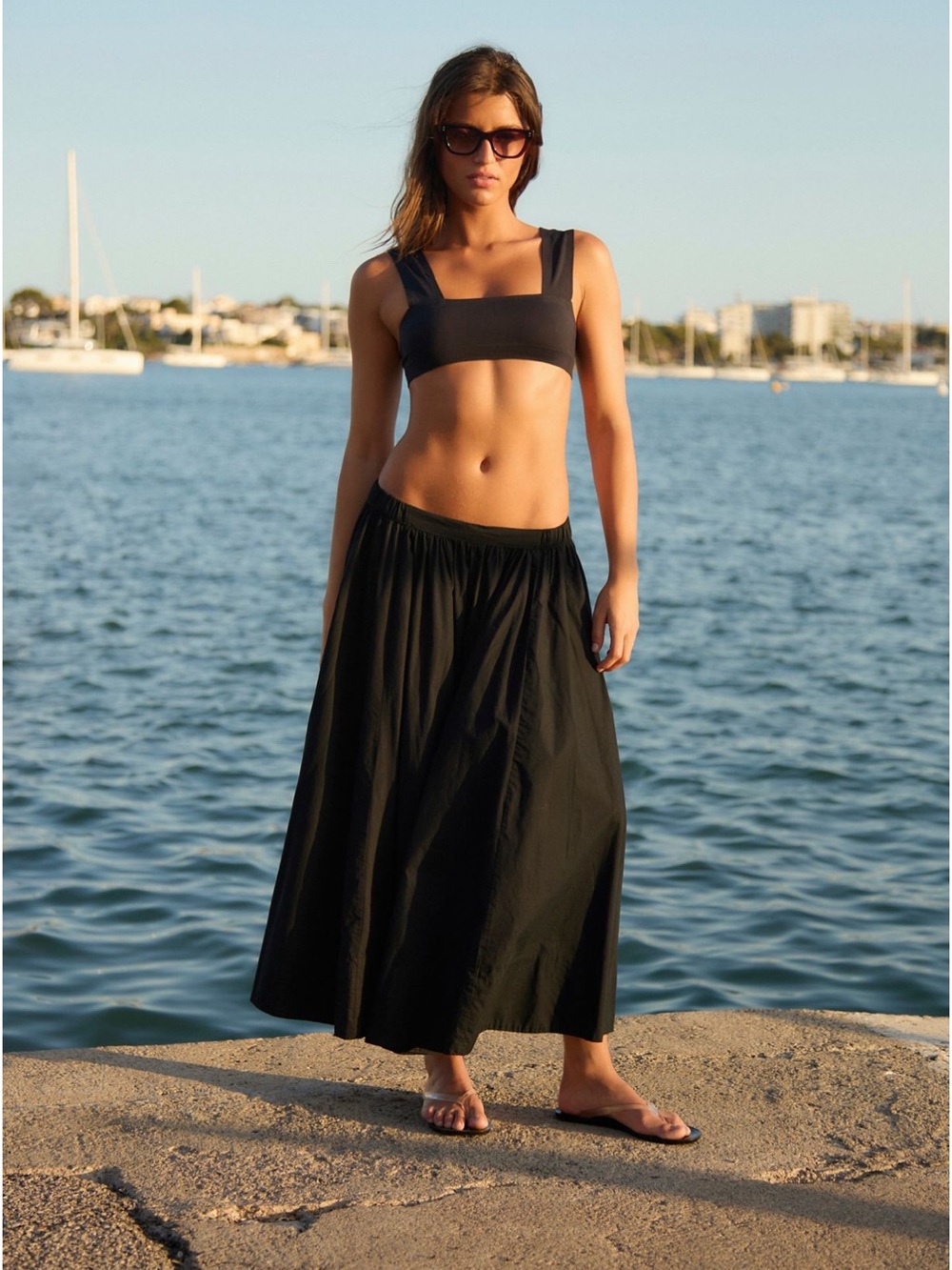 Free People lowen midi skirt size small